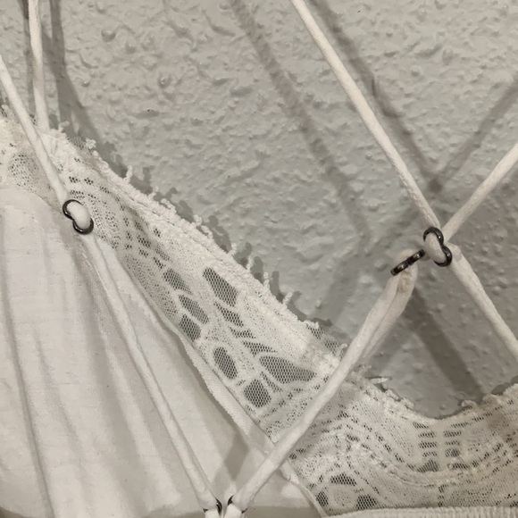 Free People White Lace Bralette size L - Picture 8 of 12